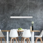 Lampa wisząca Mira L biała LED 45W CCT