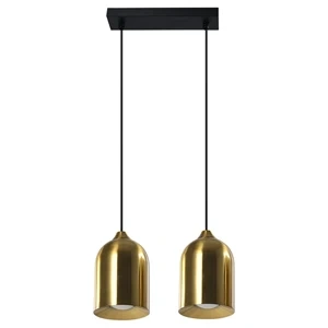Lampa wisząca Nilo złota 2xGU10