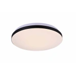 Plafon Babilon okrągły 33 cm czarno-biały LED 4000K