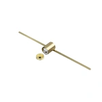 Kinkiet Modern Slim 60 cm złoty LED 3000K IP44