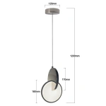 Lampa wisząca Circlo chromowana LED 8W CCT
