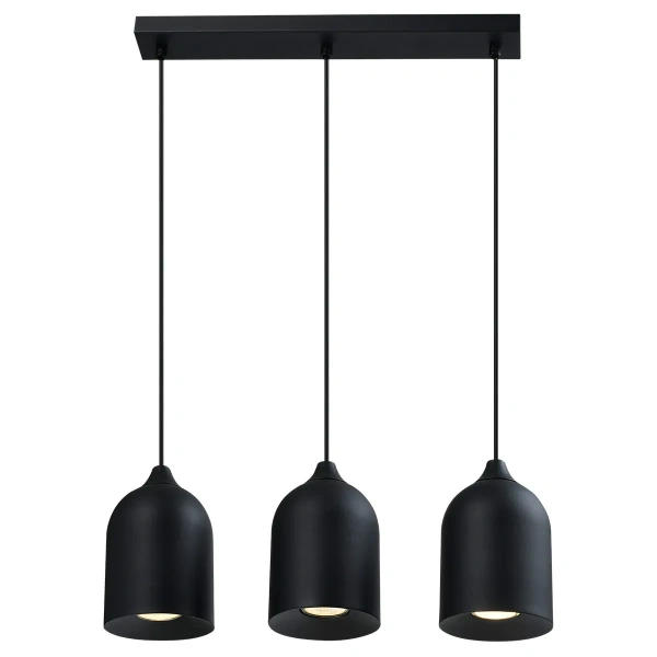 Lampa wisząca Nilo czarna 3xGU10