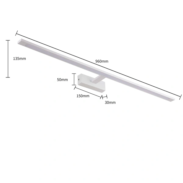 Kinkiet Isla XXL 96 cm biały LED 32W 4000K IP44