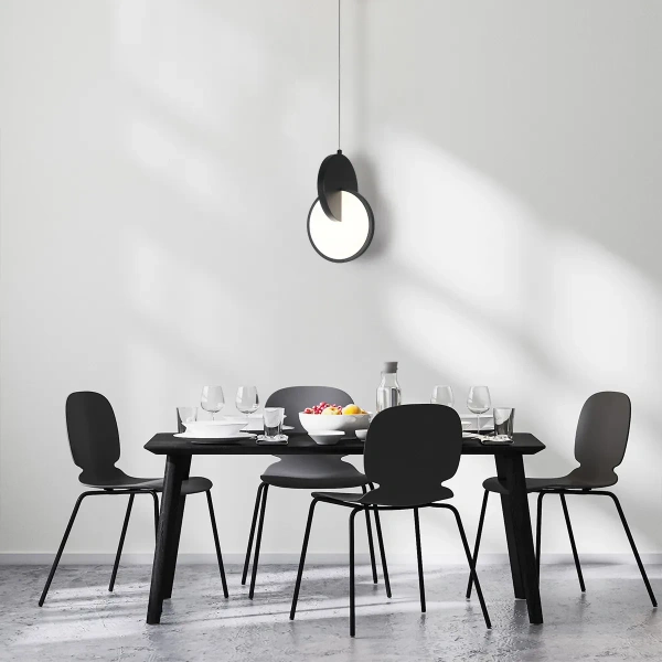 Lampa wisząca Circlo czarna LED 8W CCT