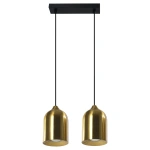 Lampa wisząca Nilo złota 2xGU10