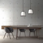 Lampa wisząca Dritto mała biała 1xE27