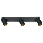 Spot sufitowy Parma 3 czarny 3xGU10 + LED CCT