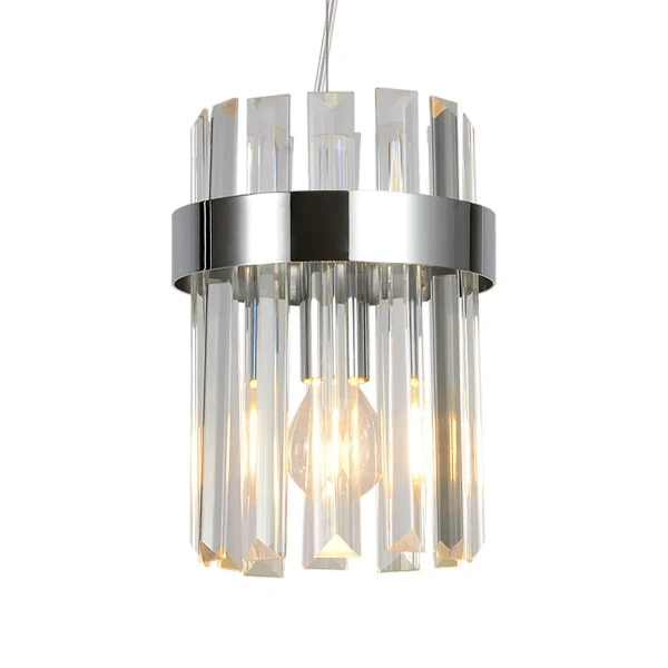 Lampa wisząca Vetro 1 chromowana 1xE14