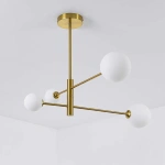 Lampa wisząca Dorado 4 złota 4xG9