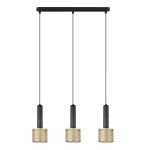 Lampa wisząca Amo czarno-złota 3xE27