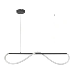 Lampa wisząca Meleca S czarna LED CCT