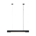 Lampa wisząca Cali M czarna LED 32W CCT smart