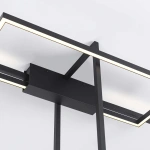 Lampa sufitowa Frame czarna LED 3000K
