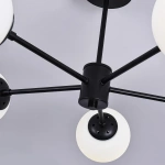 Lampa wisząca Roma 5 czarna 5xE14