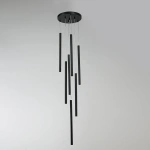 Lampa wisząca Lungo 7 czarna 7xG9