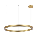 Lampa wisząca Midway duża złota LED 3000K