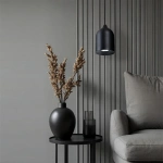 Lampa wisząca Nilo czarna 1xGU10