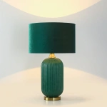 Lampa stołowa Tamiza 65 cm zielona 1xE27