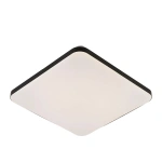 Plafon Babilon kwadratowy 38 cm czarno-biały LED 4000K