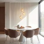 Lampa wisząca Brillant 3 złota LED CCT