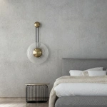 Kinkiet Bell transparentny LED CCT