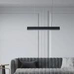 Lampa wisząca Mira M czarna LED 32W CCT