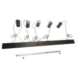 Lampa wisząca Toledo czarna 5xGU10
