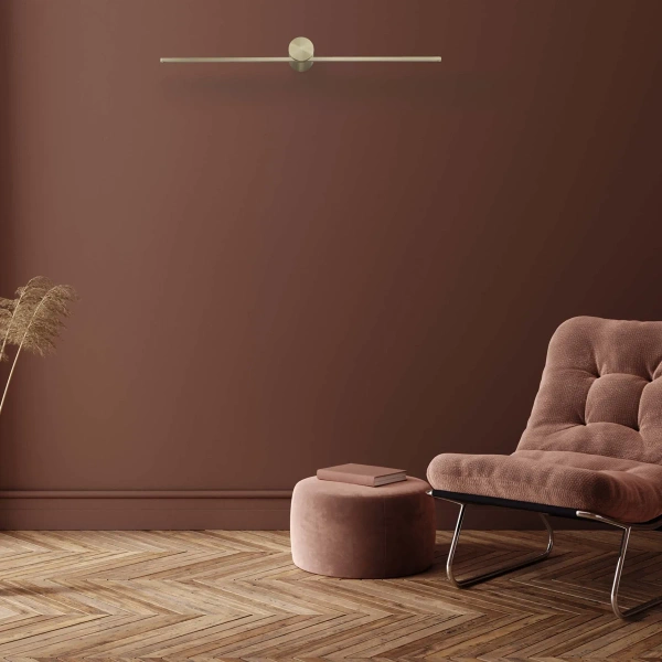 Kinkiet Modern Slim 60 cm złoty LED 3000K IP44