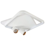 Plafon Parma 2 kwadratowy biały 2xGU10 + LED 36W CCT