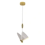 Lampa wisząca Mariposa 1 złota LED 8W CCT