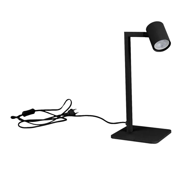 Lampa biurkowa Snow czarna 1xGU10