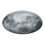 Plafon Luna planeta 38 cm szary LED 24W 4000K
