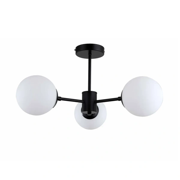 Lampa wisząca Roma 3 czarna 3xE14