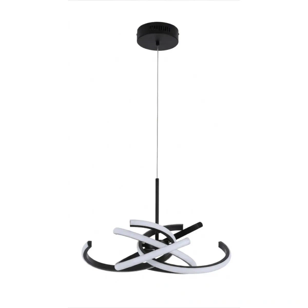 Lampa wisząca Spider 48 cm czarna LED 30W CCT