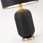 Lampa stołowa Tamiza 65 cm czarna 1xE27