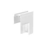 Łącznik L podtynkowy sufit-ściana Magnetic Slim biały