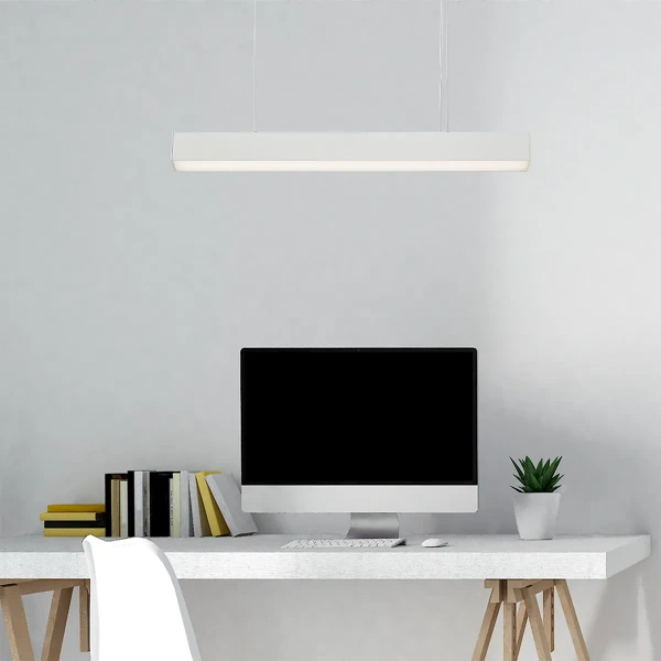 Lampa wisząca Luci M biała LED 32W CCT