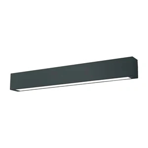 Lampa sufitowa Ibros 63 cm czarna LED 18W 3000K IP44