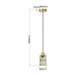 Lampa wisząca Lira 1 złota 1xE27