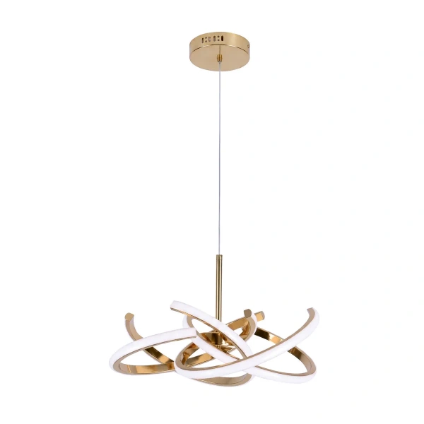 Lampa wisząca Spider 48 cm złota LED 30W CCT