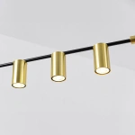 Lampa wisząca Arizona 6 czarno-złota 6xGU10
