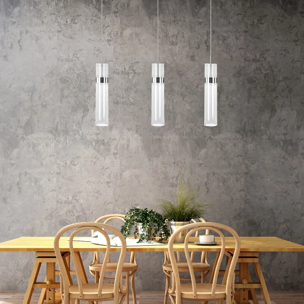 Lampa wisząca Ambiente 3 chromowana LED CCT