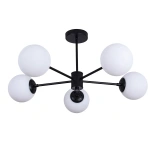 Lampa wisząca Roma 5 czarna 5xE14