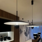 Lampa wisząca Ufo L czarna LED 12W CCT
