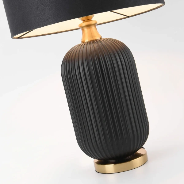 Lampa stołowa Tamiza 65 cm czarna 1xE27