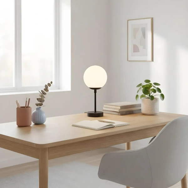 Lampa stołowa Dorado czarna 1xE14