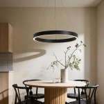 Lampa wisząca Midway Triangle mała czarna LED 3000K