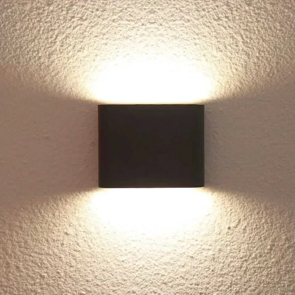 Kinkiet Sapri czarny LED 4000K IP54