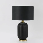 Lampa stołowa Tamiza 65 cm czarna 1xE27