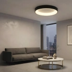 Plafon Georgia 60 cm czarny LED CCT
